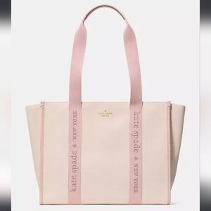 Kate Spade Kip Canvas Large Tote, Rose Smoke Multi